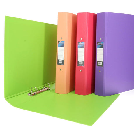 Premier A4 Ring Binder - Lime Green