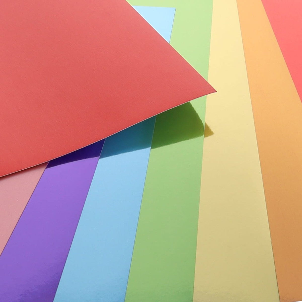 Premier Activity A4 Foil Card - 16 Sheets - 220gsm - Shades Of The Rainbow