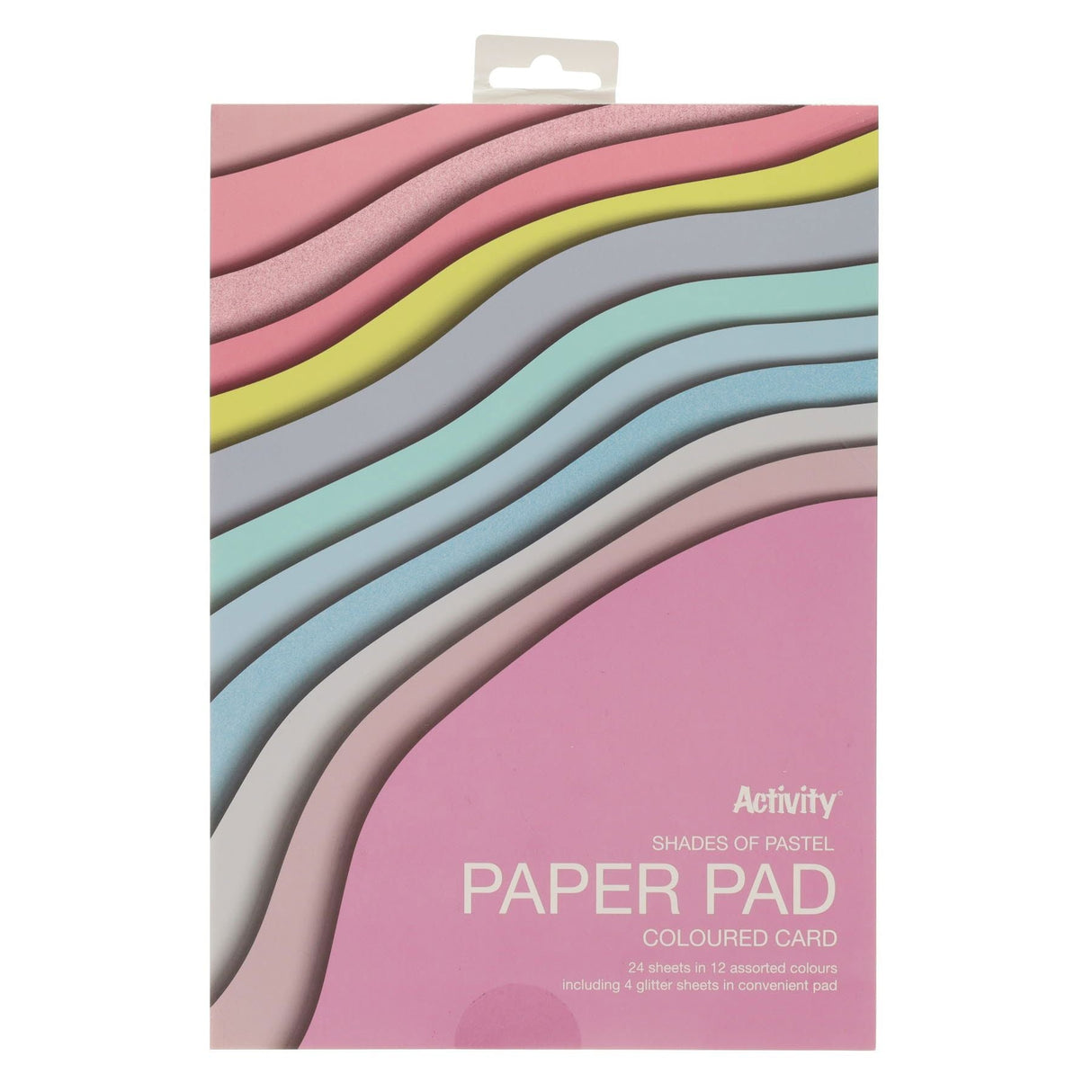 Premier Activity A4 Paper Pad - 22 Sheets - 180gsm - Shades of Pastels-Craft Paper & Card-Premier | Buy Online at Stationery Shop