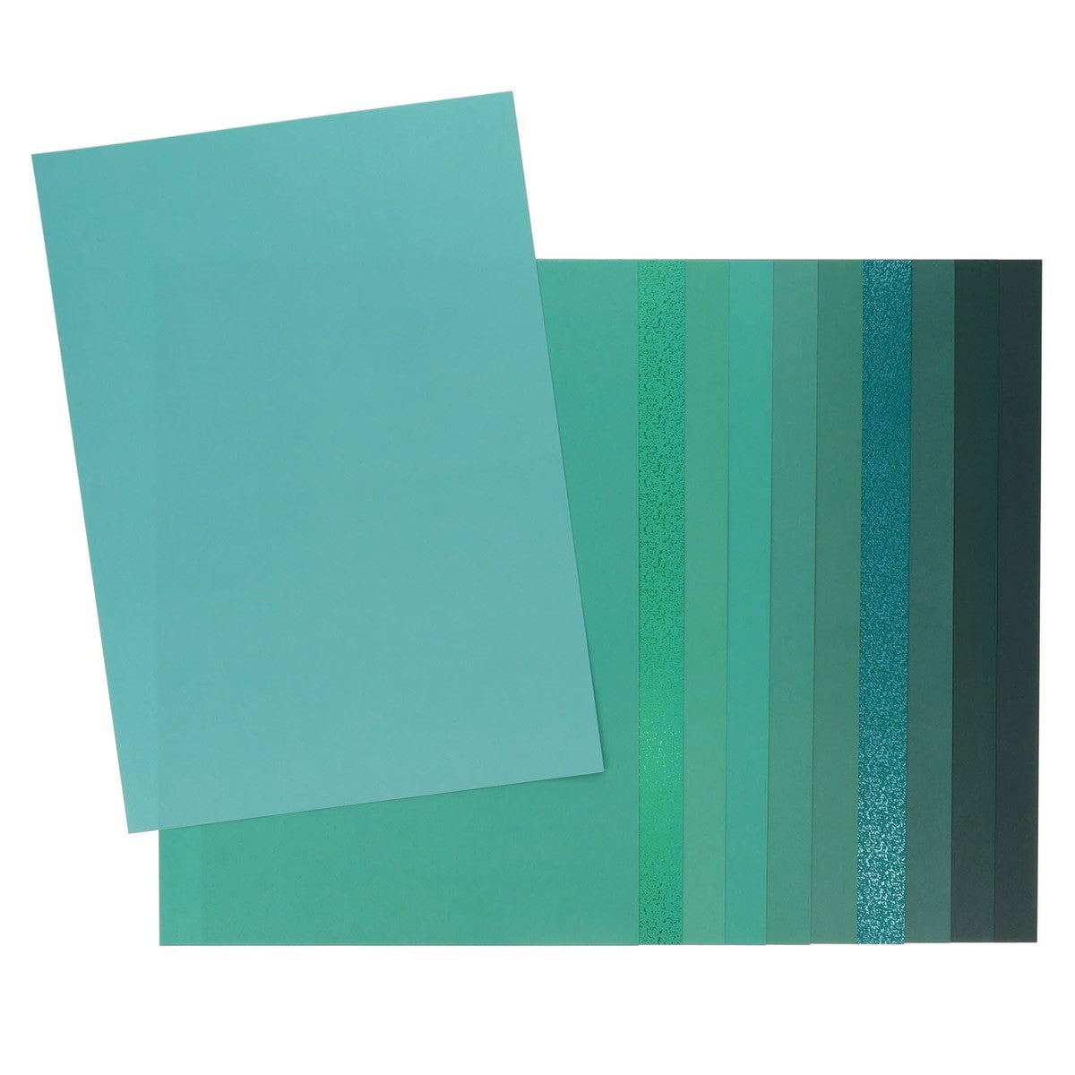 Premier Activity A4 Paper Pad - 24 Sheets - 180gsm - Shades of Aqua-Craft Paper & Card-Premier | Buy Online at Stationery Shop