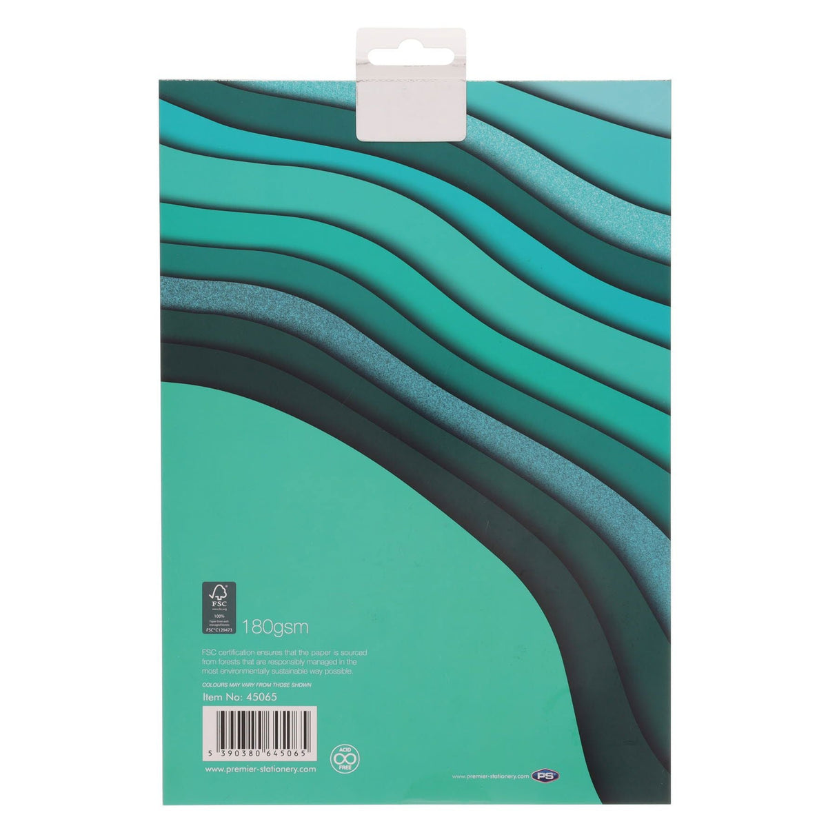Premier Activity A4 Paper Pad - 24 Sheets - 180gsm - Shades of Aqua-Craft Paper & Card-Premier | Buy Online at Stationery Shop