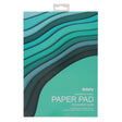 Premier Activity A4 Paper Pad - 24 Sheets - 180gsm - Shades of Aqua