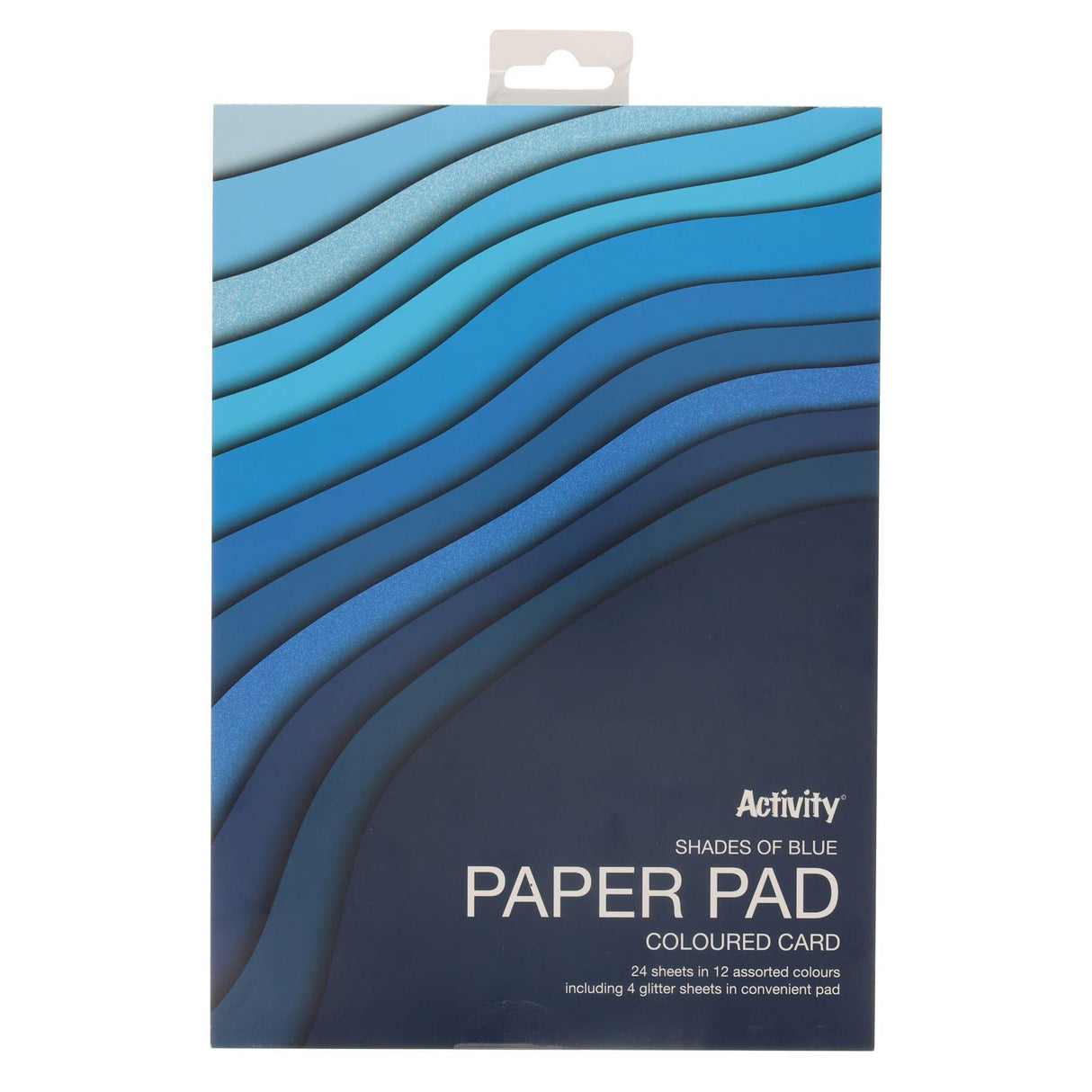 Premier Activity A4 Paper Pad - 24 Sheets - 180gsm - Shades of Blue-Craft Paper & Card-Premier | Buy Online at Stationery Shop