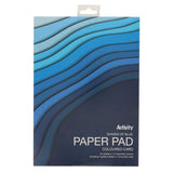 Premier Activity A4 Paper Pad - 24 Sheets - 180gsm - Shades of Blue-Craft Paper & Card-Premier|StationeryShop.co.uk