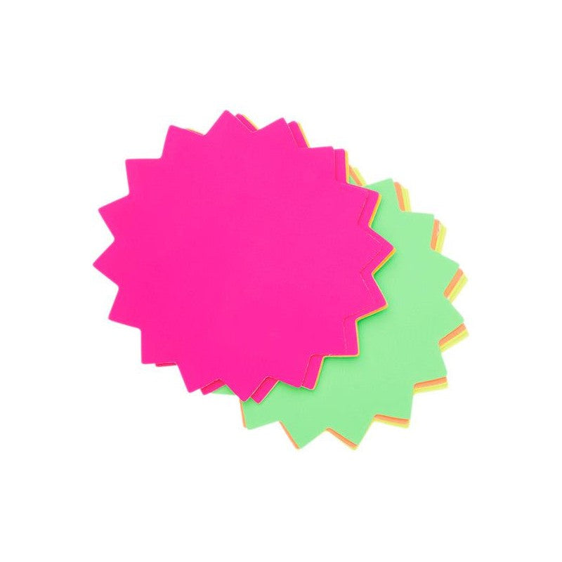 Premier Office 6 Inch Flash Stars - Pack of 12-Sale Cards & Stickers-Premier Office|StationeryShop.co.uk