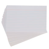 Premier Office 6 x 4 Ruled Record Cards - White - Pack of 100 | Stationery Shop UK