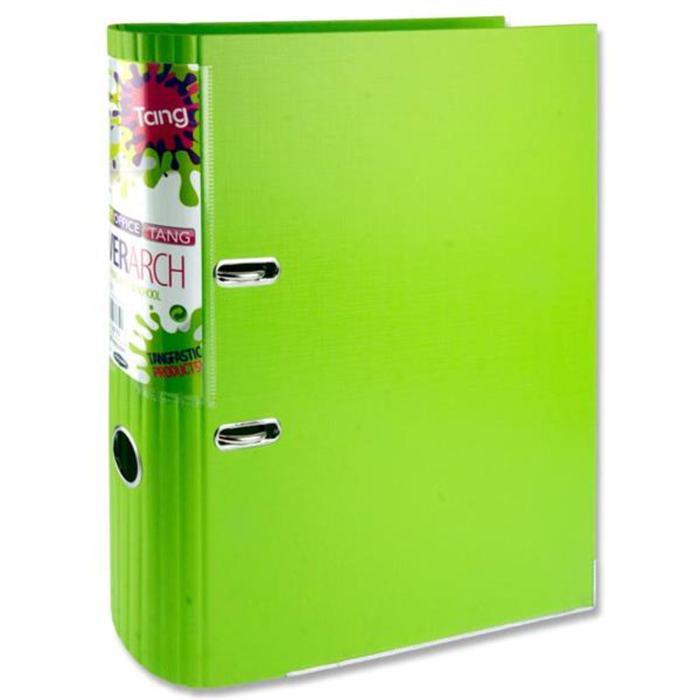 Premier Office A4 Curved Spine Lever Arch File - Green | Stationery Shop UK