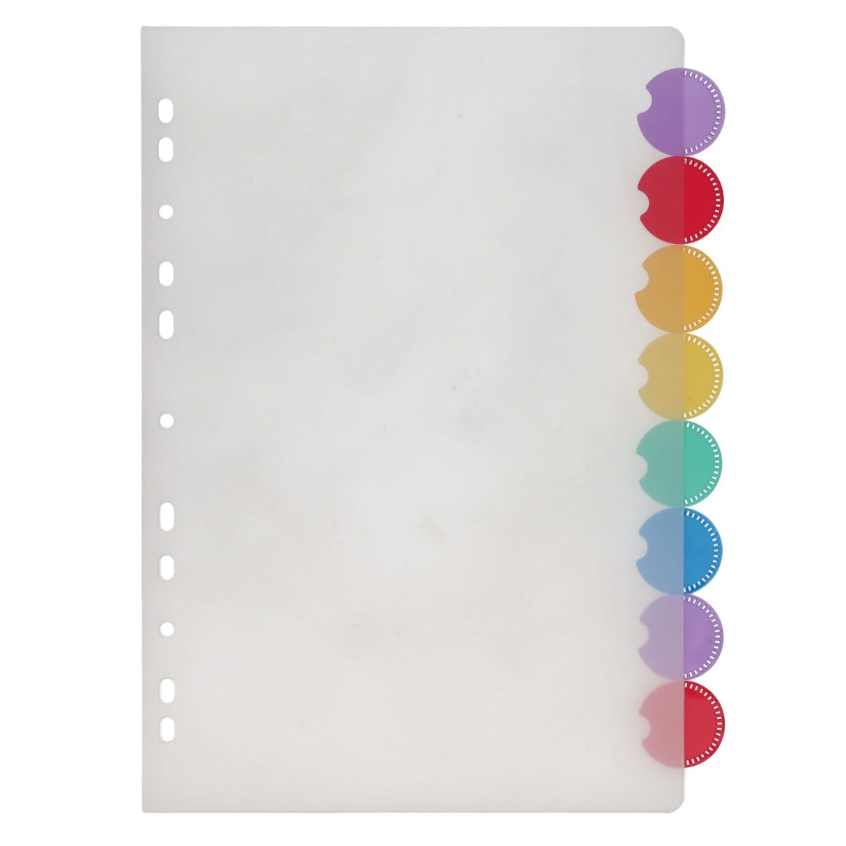 Premier Office A4 Designer Subject Dividers - Round Tab Design - 8 Tabs | Stationery Shop UK