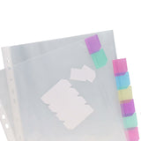 Premier Office A4 Subject Divider Protective Punched Pockets - 10 Tabs | Stationery Shop UK