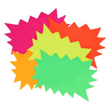 Premier Office Large Flash Stars - Fluorescent - Pack of 5-Sale Cards & Stickers-Premier Office|StationeryShop.co.uk