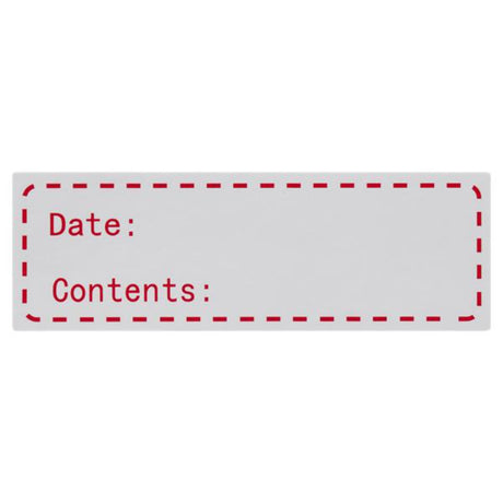 Premier Universal Home Storage Labels Red - 76Mmx25mm 200 pieces | Stationery Shop UK