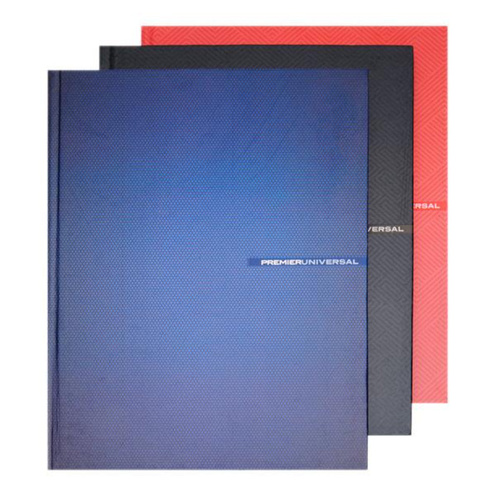 Premier Universal Multipack | A4 Hardcover Notebooks - 160 Pages - Bold - Pack of 3 | Stationery Shop UK