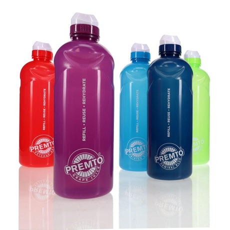 Premto 1 Litre Stealth Bottle - Admiral Blue