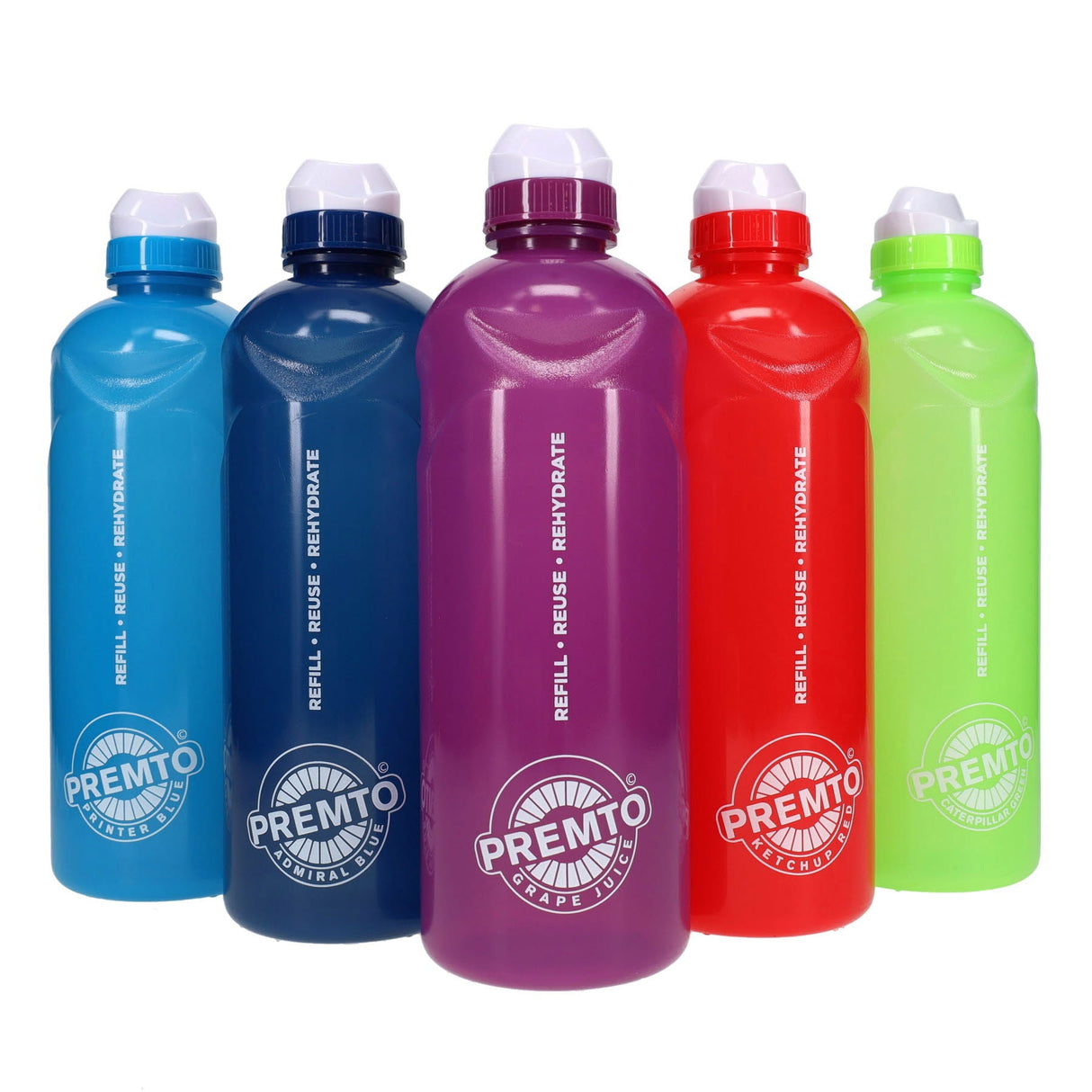 Premto 1 Litre Stealth Bottle - Printer Blue | Stationery Shop UK