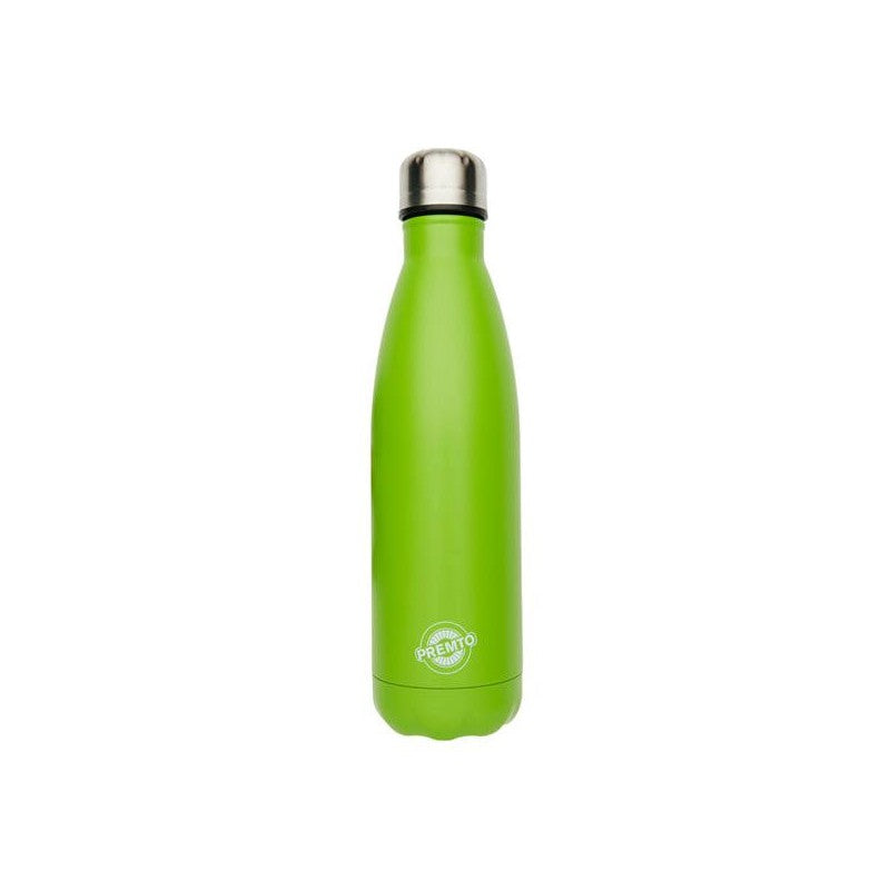 Premto 500ml Stainless Steel Water Bottle - Caterpillar Green | Stationery Shop UK