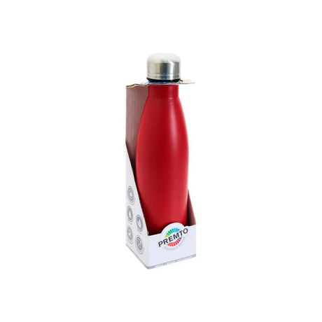 Premto 500ml Stainless Steel Water Bottle - Ketchup Red | Stationery Shop UK