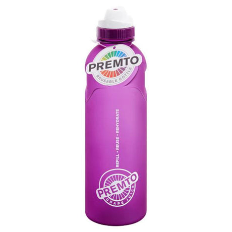 Premto 500ml Stealth Soft Touch Bottle - Grape Juice Purple-Water Bottles-Premto|StationeryShop.co.uk