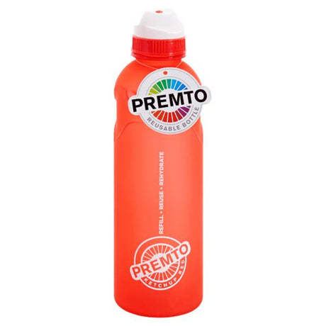 Premto 500ml Stealth Soft Touch Bottle - Ketchup Red | Stationery Shop UK