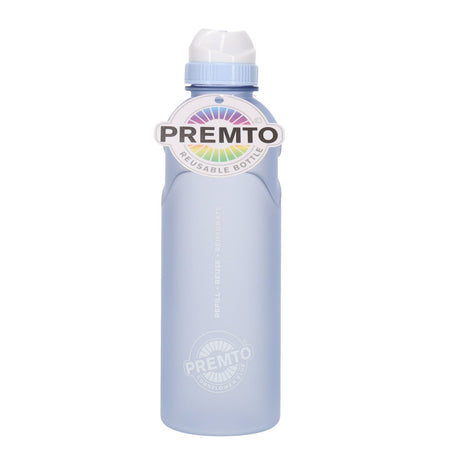 Premto 500ml Stealth Soft Touch Bottle - Pastel - Cornflower Blue-Water Bottles-Premto|StationeryShop.co.uk