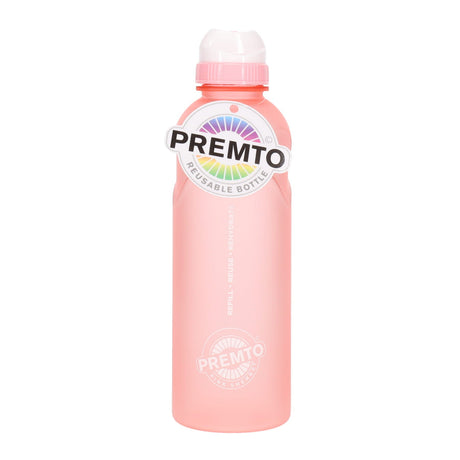 Premto 500ml Stealth Soft Touch Bottle - Pastel - Pink Sherbet | Stationery Shop UK