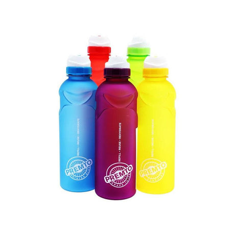Premto 500ml Stealth Soft Touch Bottle - Sunshine Yellow-Water Bottles-Premto|StationeryShop.co.uk