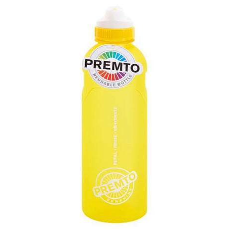 Premto 500ml Stealth Soft Touch Bottle - Sunshine Yellow | Stationery Shop UK