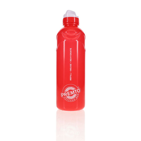 Premto 750ml Stealth Bottle - Ketchup Red | Stationery Shop UK