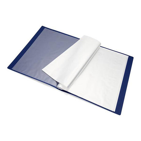 Premto A4 40 Pocket Display Book - Admiral Blue-Display Books-Premto|StationeryShop.co.uk