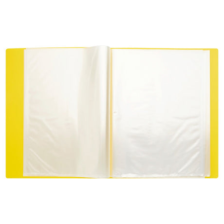 Premto A4 40 Pocket Display Book - Sunshine Yellow | Stationery Shop UK