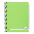 Premto A4 5 Subject Project Book - 250 Pages - Caterpillar Green