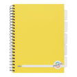 Premto A4 5 Subject Project Book - 250 Pages - Sunshine Yellow