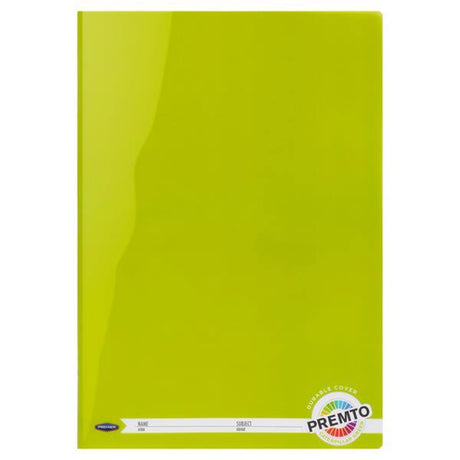 Premto A4 Durable Cover Manuscript Book - 120 Pages - Caterpillar Green | Stationery Shop UK