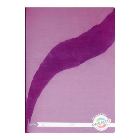 Premto A4 Durable Cover Manuscript Book - 120 Pages - Grape Juice Purple | Stationery Shop UK