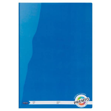 Premto A4 Durable Cover Manuscript Book - 120 Pages - Printer Blue-Manuscript Books-Premto|StationeryShop.co.uk