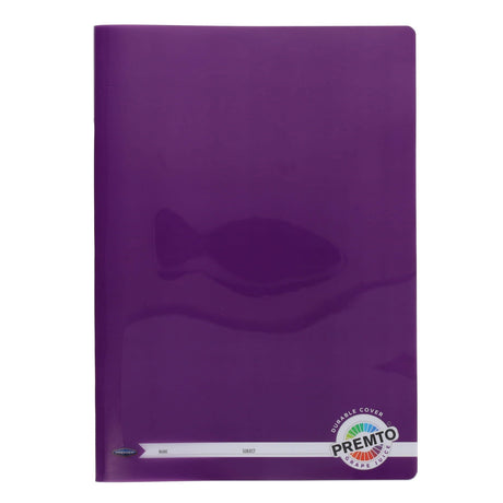 Premto A4 Durable Cover Manuscript Book S1 - 120 Pages - Grape Juice | Stationery Shop UK