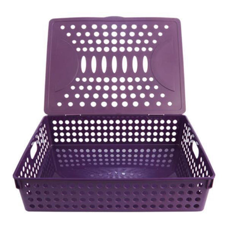 Premto A4 Heavy Duty File Storage - Grape Juice Purple-File Boxes-Premto|StationeryShop.co.uk