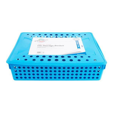 Premto A4 Heavy Duty File Storage - Printer Blue-File Boxes-Premto|StationeryShop.co.uk