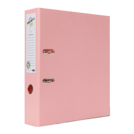 Premto A4 Lever Arch File - Pink Sherbet | Stationery Shop UK