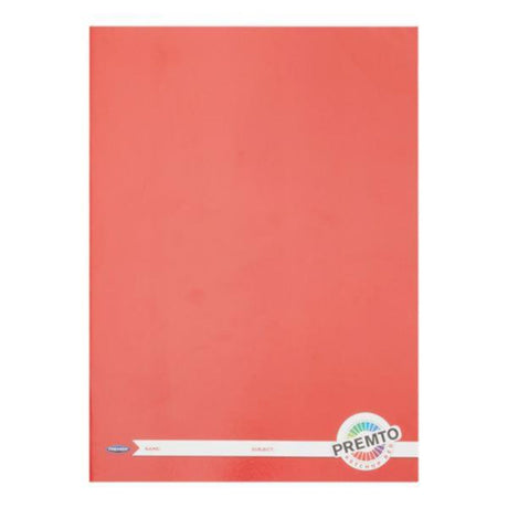 Premto A4 Manuscript Book - 120 Pages - Ketchup Red-Manuscript Books-Premto | Buy Online at Stationery Shop