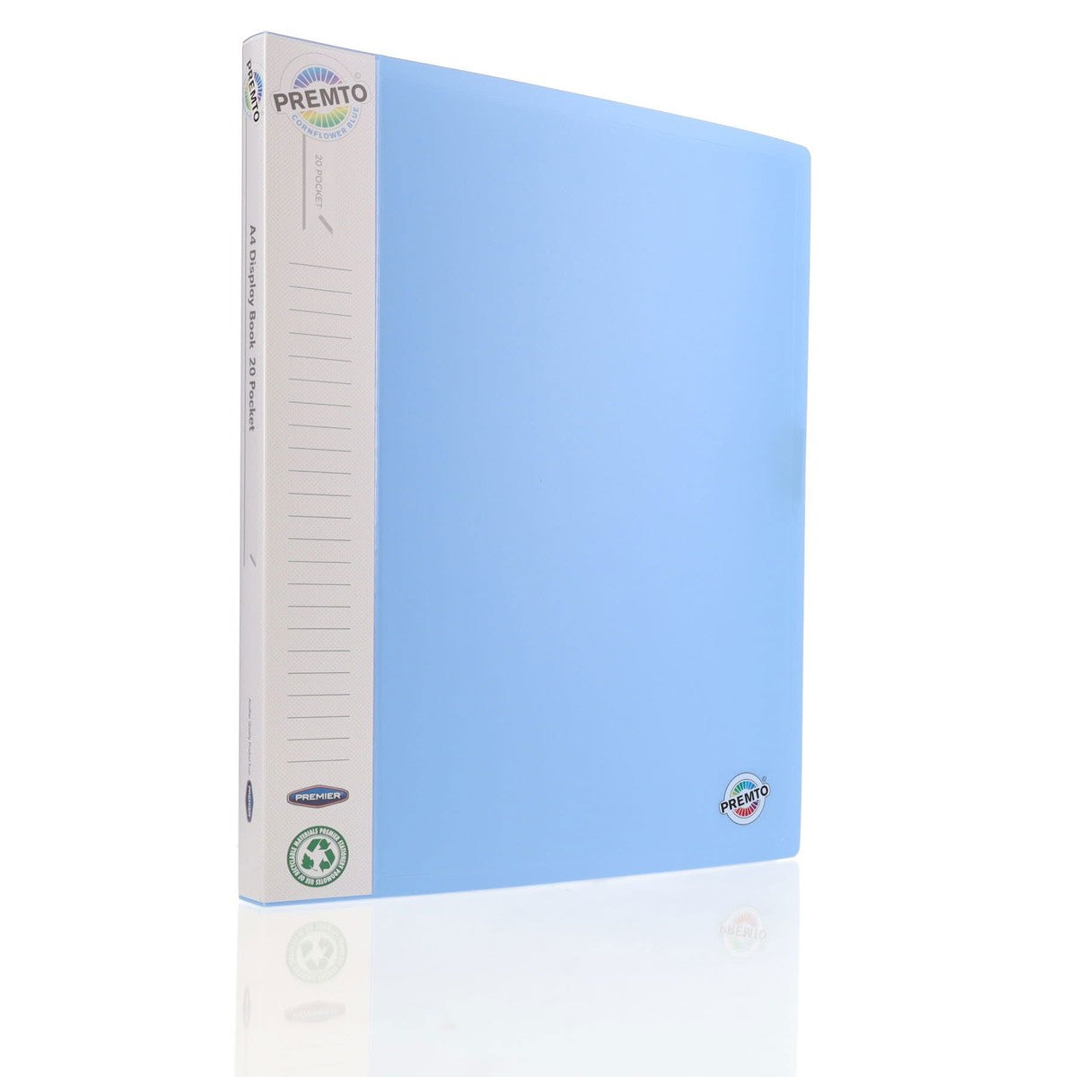 Premto A4 Pocket Display Book - Pastel - 20 Pockets - Pack of 3-Display Books-Premto|StationeryShop.co.uk