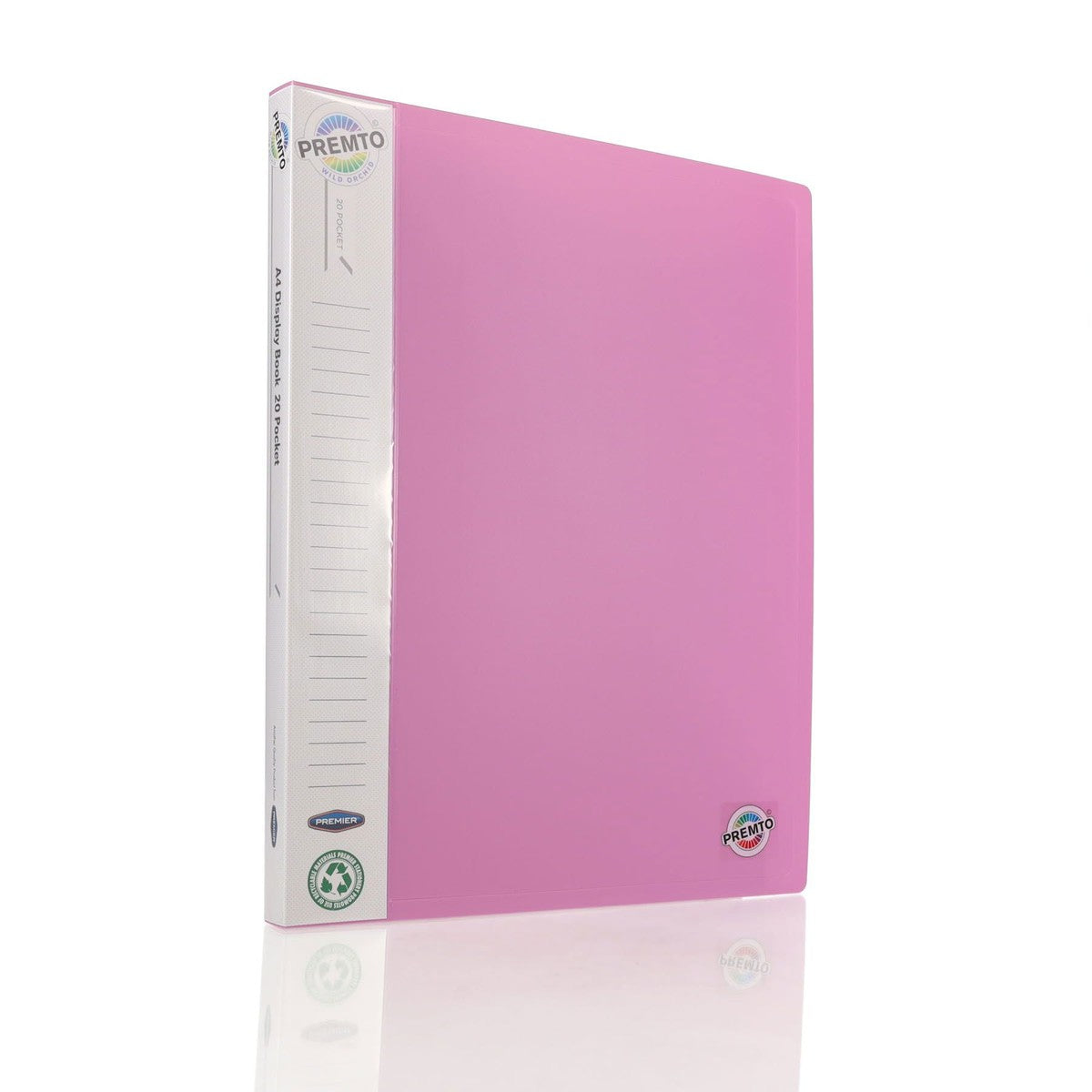 Premto A4 Pocket Display Book - Pastel - 20 Pockets - Pack of 3-Display Books-Premto|StationeryShop.co.uk