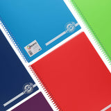 Premto A4 Spiral Notebook PP - 160 Pages - Ketchup Red | Stationery Shop UK