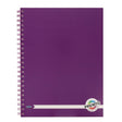 Premto A4 Wiro Notebook - 200 Pages - Grape Juice