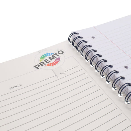 Premto A4 Wiro Notebook - 200 Pages - Ketchup Red | Stationery Shop UK