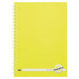 Premto A4 Wiro Notebook - 200 Pages - Neon - Yellow Squash