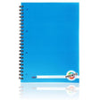 Premto A4 Wiro Notebook PP - 200 Pages - Printer Blue