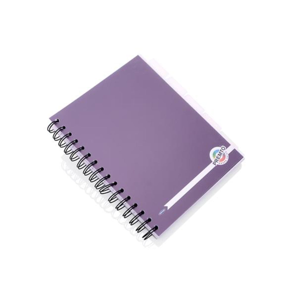 Premto A5 5 Subject Project Book - 250 Pages - Grape Juice Purple | Stationery Shop UK