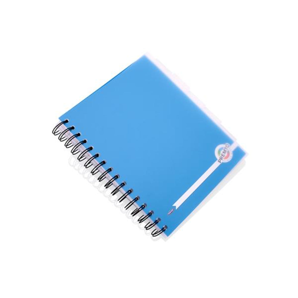 Premto A5 5 Subject Project Book - 250 Pages - Printer Blue-Subject & Project Books-Premto|StationeryShop.co.uk