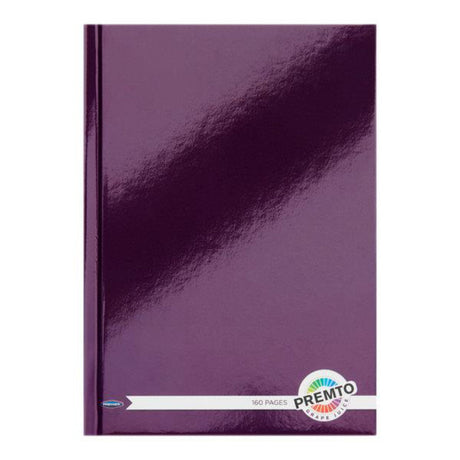 Premto A5 Hardcover Notebook - 160 Pages - Pack of 5 | Stationery Shop UK