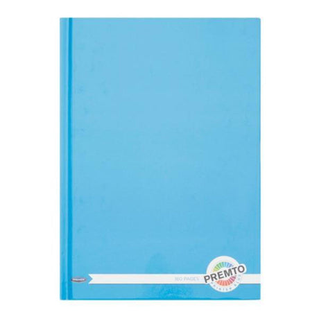 Premto A5 Hardcover Notebook - 160 Pages - Printer Blue | Stationery Shop UK